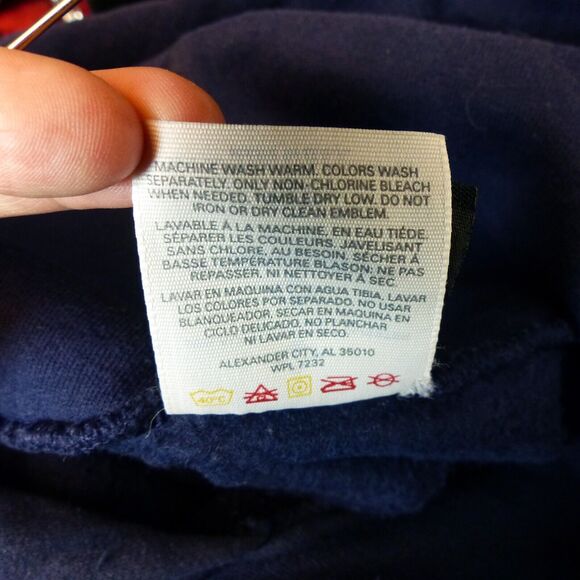 VTG 90s Toy Machine Skateboard Hoodie Men XL Blue Monster Devil Graphic Tum Yeto - Picture 8 of 8